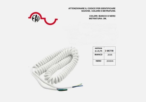 Cavo prolunga filo spirale - cavo,